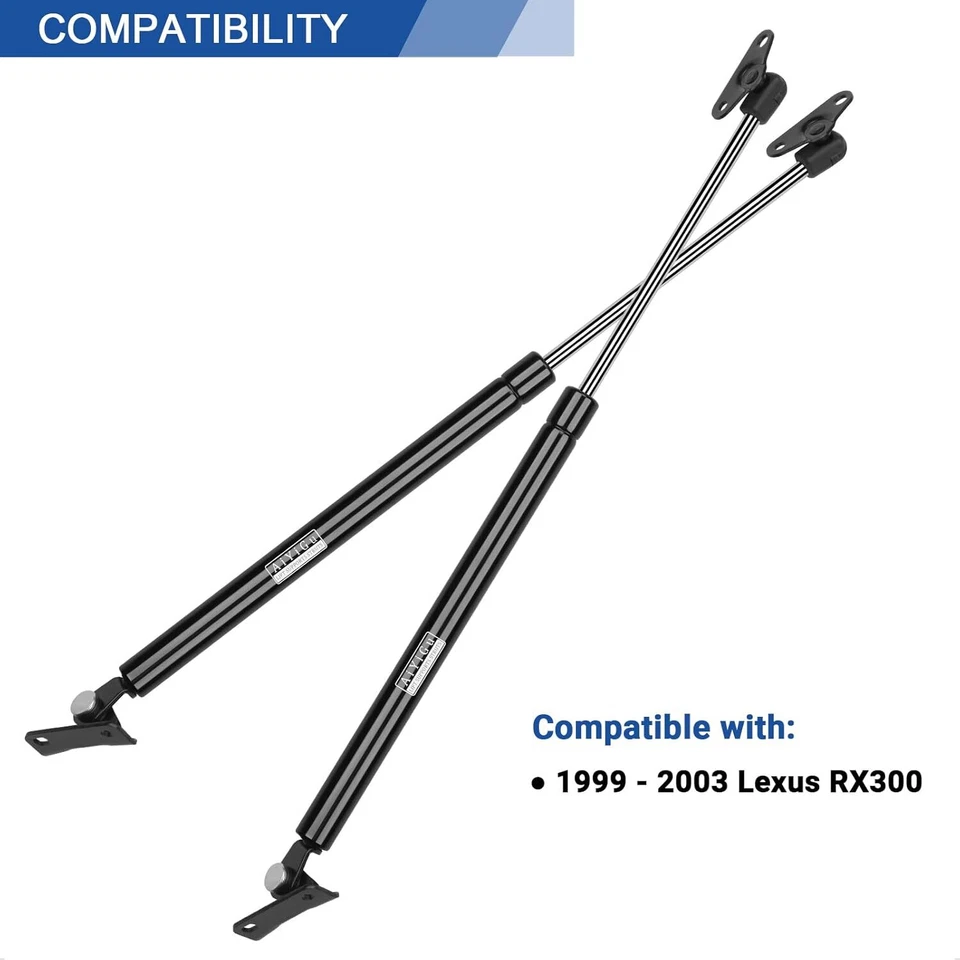Rear Hatch Shocks Struts Lift Supports for 1999 2000 2001 2002 2003 Lexus RX300 Foto 4 de 4