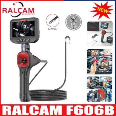 Ralcam F606B 4-Wege-360°-Gelenk-Boreskop Industrie-Endoskop Inspektionskamera