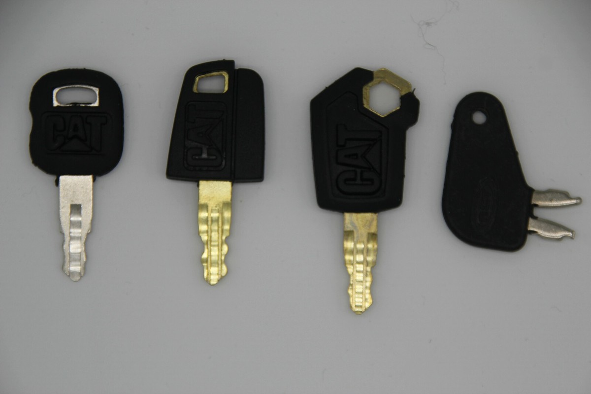 4 Ignition Key For Master Caterpillar Equipment Dozer Excavator