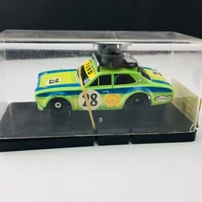 AFX Aurora Faller Ford Escort Rally, German Faller Case, AFX G-Plus Chassis