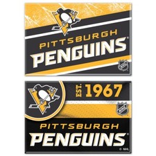 Pittsburgh Penguins Wincraft NHL 2x3 Magnet Set 2pc