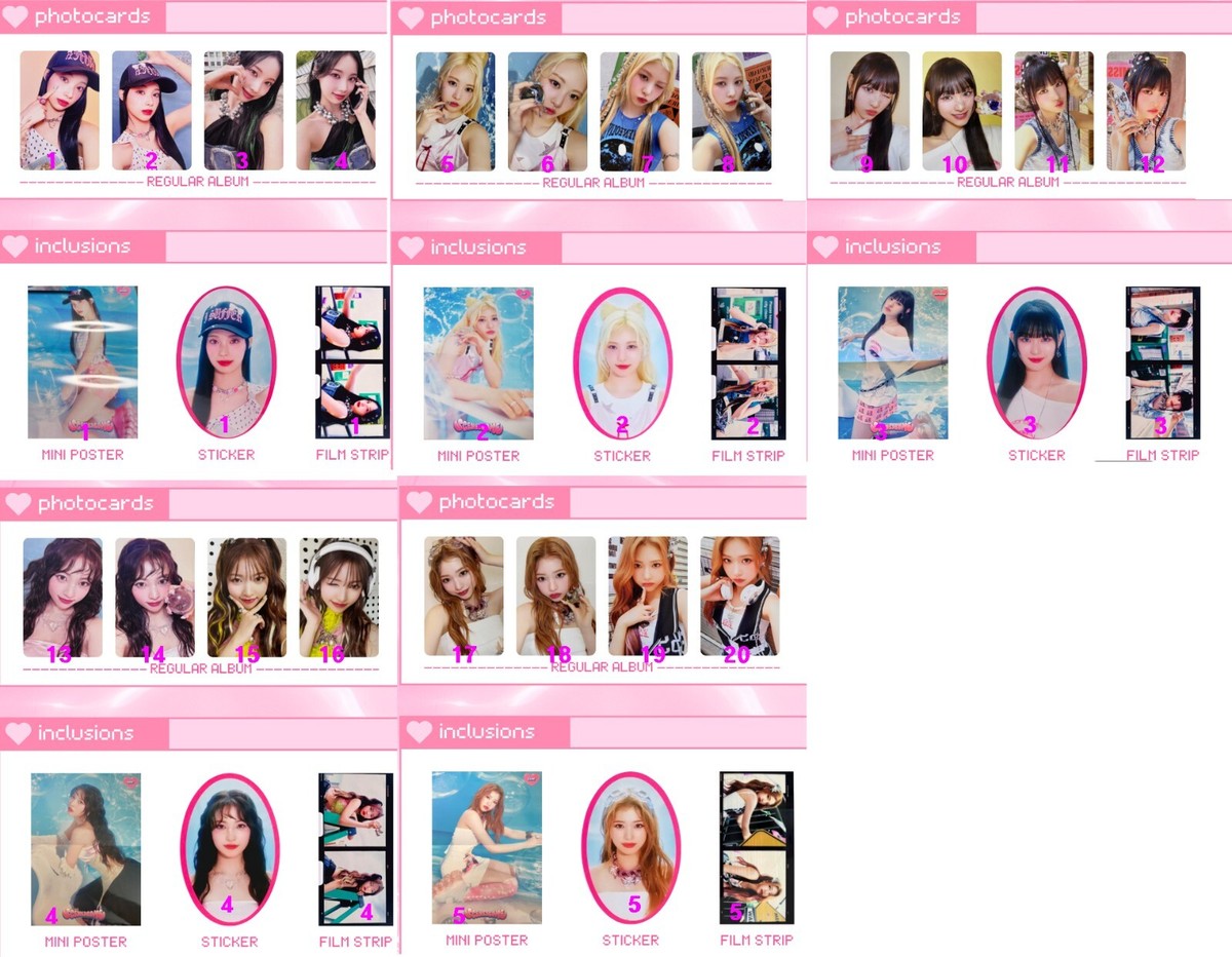 RESCENE - SCENEDROME Official Photocard Film Sticker KPOP KOR