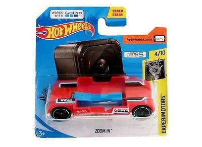 Hot Wheels Track Stars Experimotors 19 Zoom In For Gopro Hero 5 Session New Ebay
