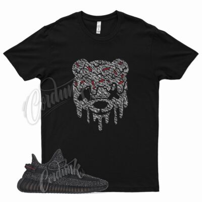 Black DRIPPY T Shirt for YZ Boost 350 V2 Static Black RF Triple Vanta 700