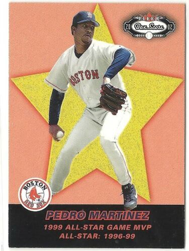 2002 Fleer BOX SCORE #233 (Serial Numbered Card), PEDRO MARTINEZ, Boston Red Sox - Picture 1 of 2