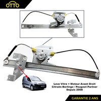 Mechanismus + Antriebsmotor Fensterheber Elektrisch Vorne Recht Berlingo Partner