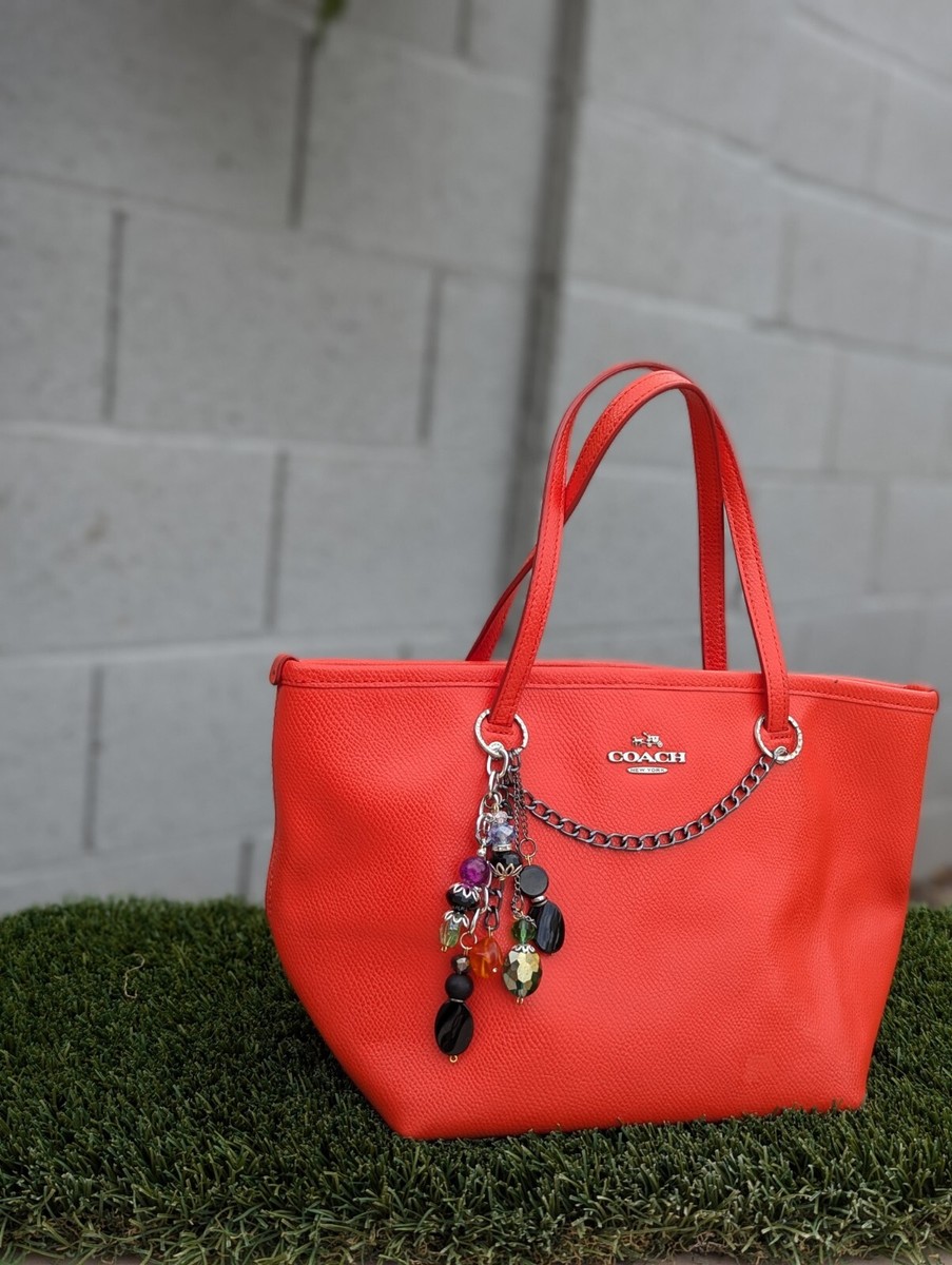 バッグ coach mini bag COACH zip top Crossgrain Leather STREET MINI Tote Handbag Bag