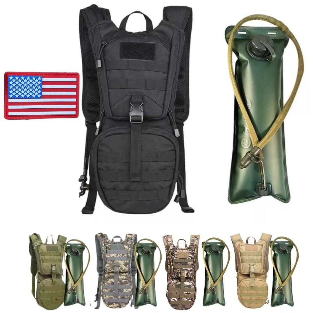 GETORIUM Tactical Hydration Backpack with 3L TPU Water Military Backpack |  eBay