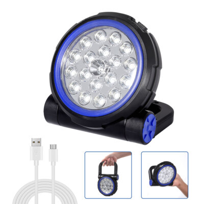 LED Work Light Flood Lamp Rechargeable Camping Floodlight Emergency Lamp USB