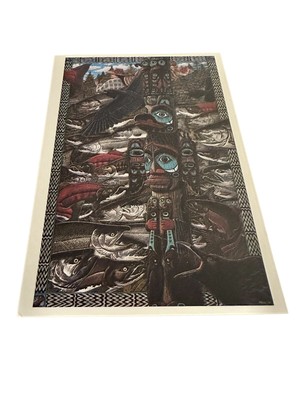Ray Troll Daughter Of Fog Post Card - 5 7/8 X 4 1/8 Inches