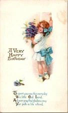 Vintage PPC - A Very Happy Birthday - F20825