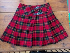 Tartanista 20" Ladies Kilt Skirt Size US 8 30" Wallace Tartan