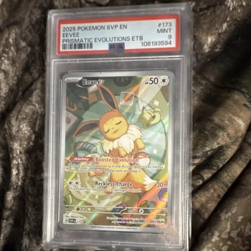 Pokémon Eevee 173 Sv: Scarlet & Violet Promo Holo PSA 9 Promo 50 HP