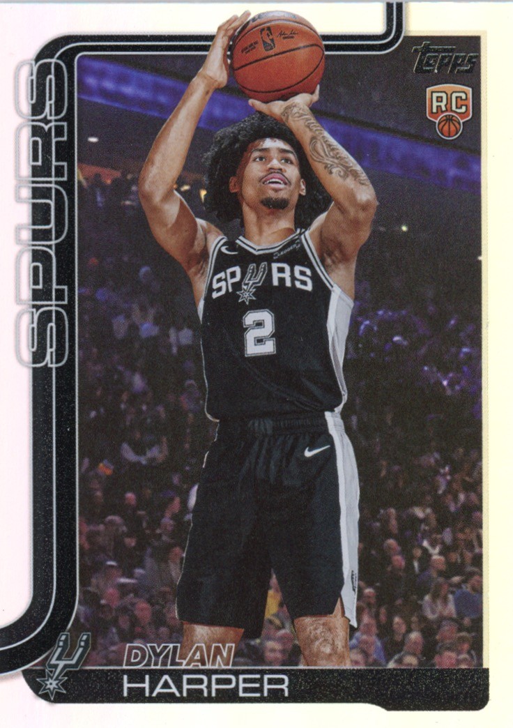 2025-26 Topps #202 Dylan Harper Rainbow Foilboard