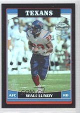 2006 Topps Chrome Black Refractor 95/199 Wali Lundy #243 9ap