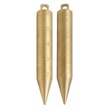 Us Tape 58888 Plumb Bob, 20 Oz. Size, Brass Construction