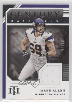 2020 Panini National Treasures Century Materials 13/99 Jared Allen #CM-JA s3g