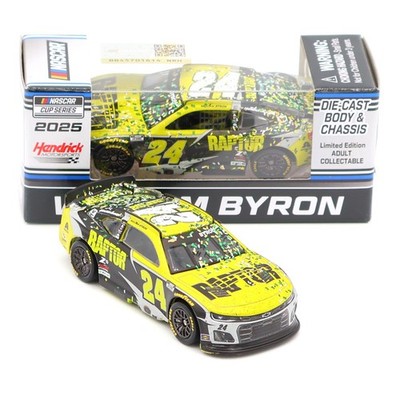 William Byron 2025 Raptor Iowa Win 1:64 Scale Diecast NASCAR Model Car