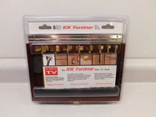 TG Tools, KIT FORSTNER 8 Piece Bits, Wood Case-NEW IN PKG.