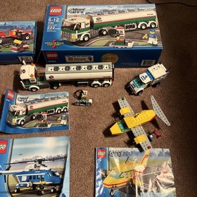5 Classic LEGO CITY Sets With manuals complete ￼3180, 7942, 7732, 3222,7285