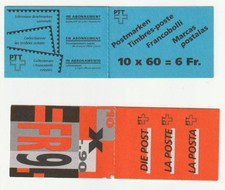 Switzerland Schweiz - HELVETIA - Markenheften Sonderstempel x 2