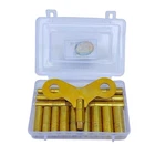 19 Piece Clock Winding Key Set  All Clock Key brass Set No. 000 to 15 Universal