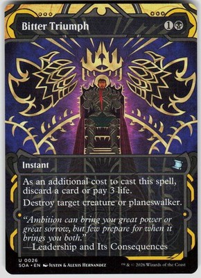 Bitter Triumph 26 Secrets of Strixhaven Mystical Archive Magic the Gathering