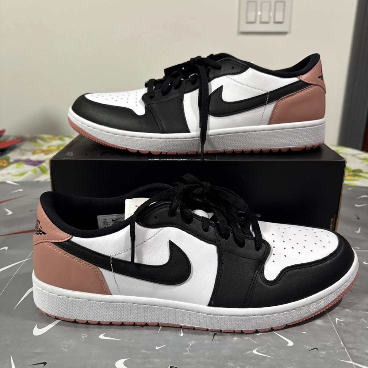 Preços baixos em Jordan 1 Golf Low Rust Pink | eBay