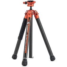 Fotopro X-Aircross 3 Lite CarbonFiber Travel Tripod w FPH-32Q Ball Head (Orange)