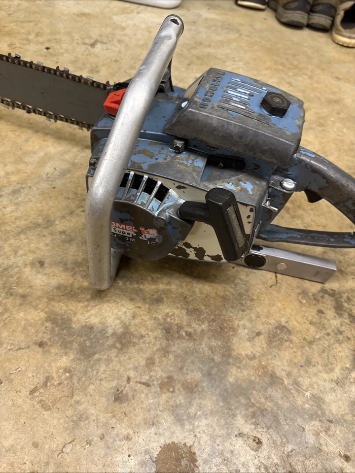 Vintage 20" Bar Homelite Super XL Automatic. Starts Runs But struggles To Stay! - Image 4 of 4