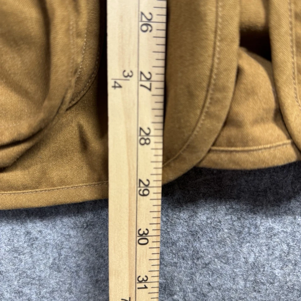 Field & Stream Fly Fishing Vest Men’s XL Khaki Cotton Canvas Waterproof Pockets - Image 3 of 4