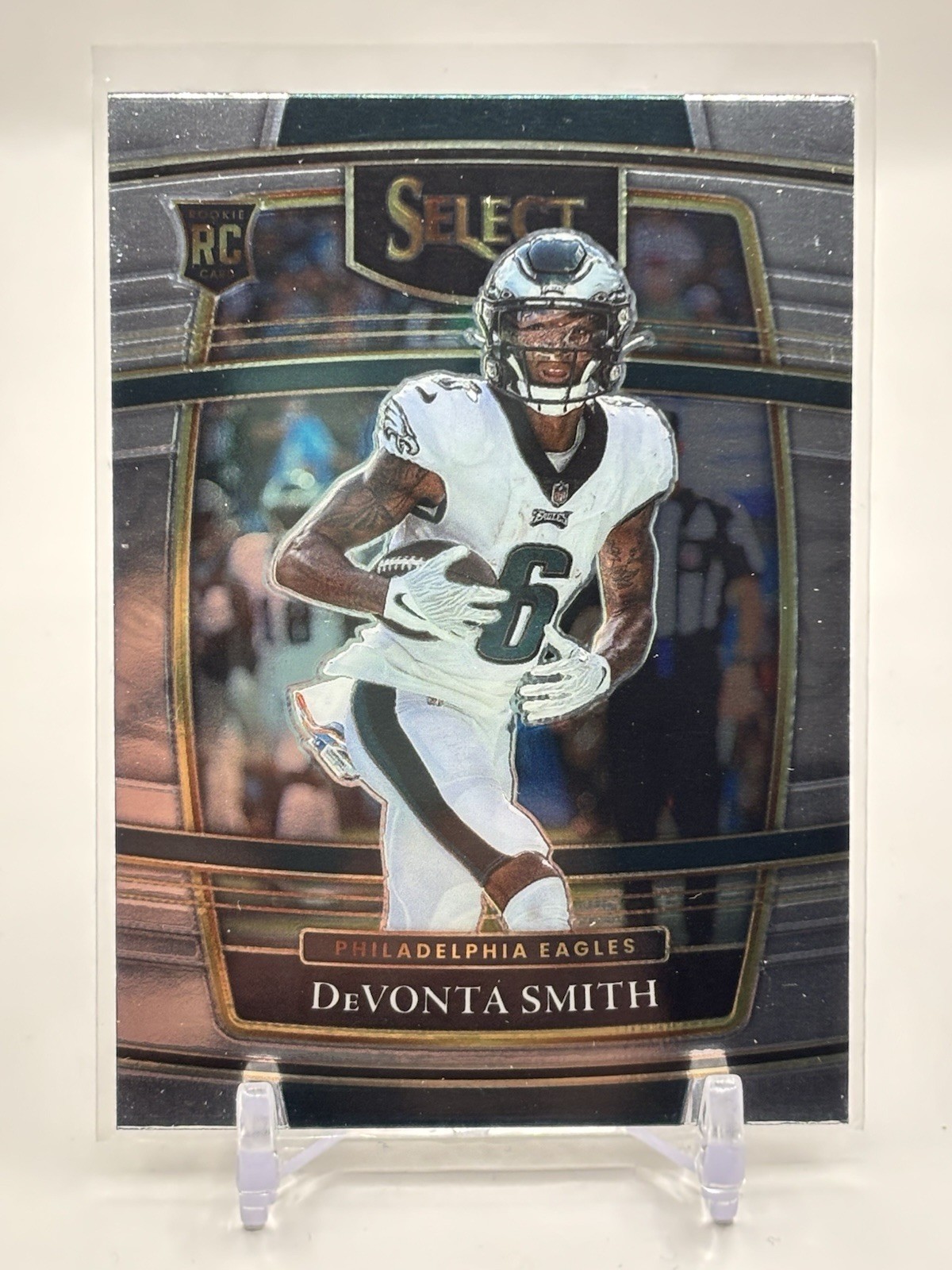 DeVonta Smith 2021 Panini Select #49 RC Concourse Level