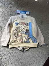 Disney 2 Piece Girls Sweatshirt/Short Set Size 4T