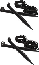 Inflatable Yard Decor Stakes  Tethers Kit 4 Stakes 4 Ropes Outdoor Anchor Set