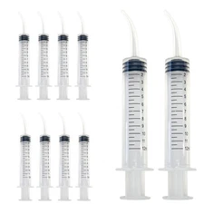10 Disposable 12ml Dental Oral Dispensing Syringes for Pets, Liquid, Dental