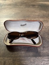 Persol Sunglasses 2701-S 24/47 Oval Havana Brown Polarized 51-19-135 W/Case