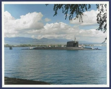 USS SAM HOUSTON SSBN-609 Nuclear-Powered Submarine 8 x 10 Official USN Photo