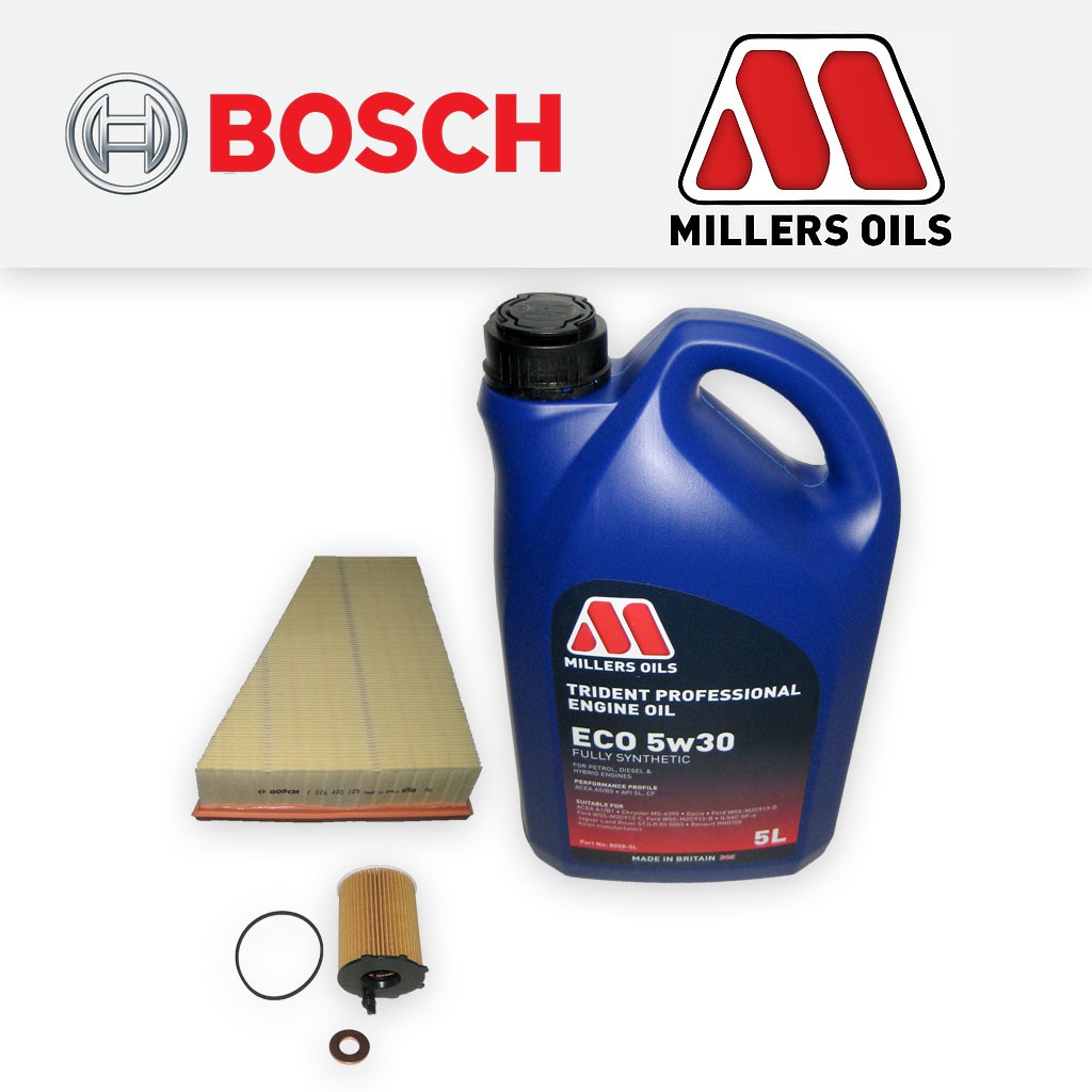 SERVICE KIT for FORD MONDEO MK4 1.6 TDCI OIL AIR FILTER +5w30 LL OIL (2011-2014)