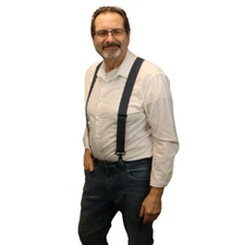 Men's Suspenders - Various Colors, Y Belt Loop Trigger Snap, USA Made