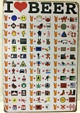 tin sign 8x12 beer funny bar man cave wall door plaque poster