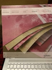 CREATIVE MEMORIES PERFECT FIT KIT BLUSH BLOOMS 16 SHEETS DESIGNER PRINTED PAPER