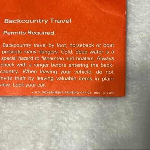 Folleto vintage 1979 Danger Your Safety Hazards in Yellowstone National Park - Imagen 3 de 4