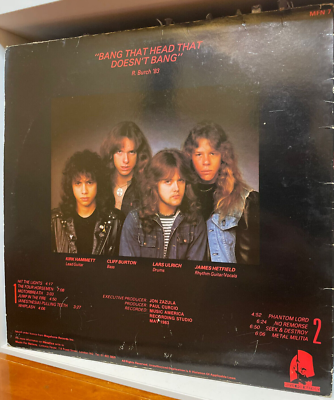 METALLICA - KILL 'EM ALL 1st UK Press Music For Nations ‎MFN 7