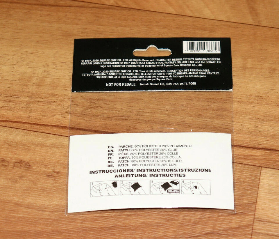 Final Fantasy 7 VII Remake Promo Rare Iron on Patch Avalanche PS4 Square Enix. - Image 3 of 4