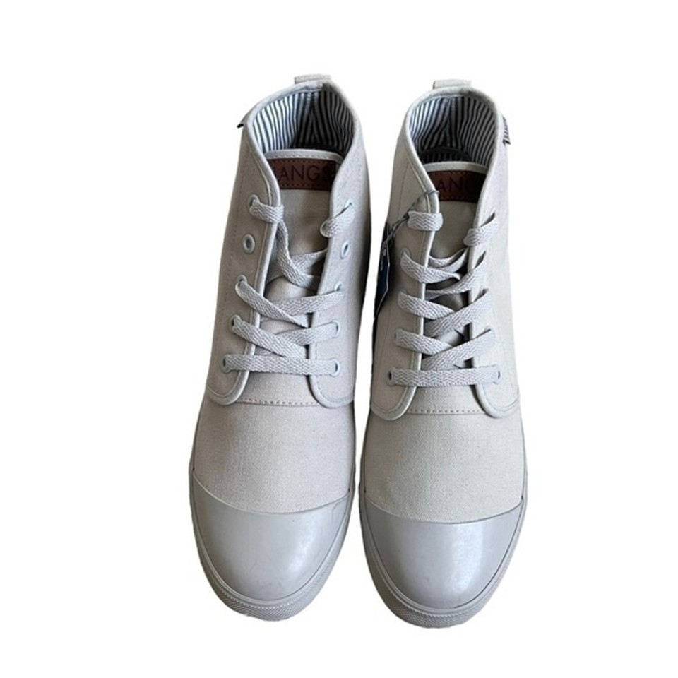 BANGS Floral Embroidered Canvas High Top Sneakers Women’s Size 9 Unisex