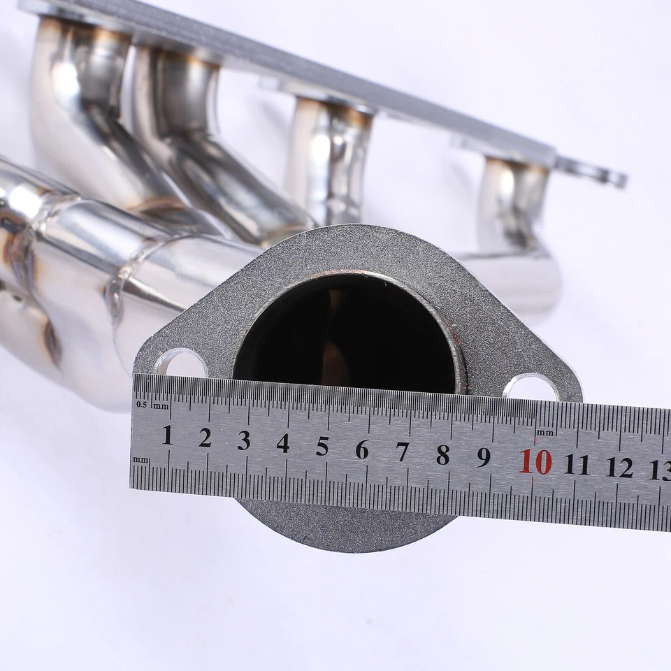 For 1991-1999 Jeep Wrangler Cherokee 4.0L L6 TJ YJ Stainless Manifold Header - Image 2 of 4