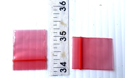 RED ZIP LOCK BAGS X INCH LOT OF 500 BAGS