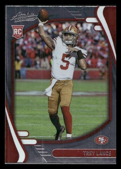 2021 Panini Absolute #103 Trey Lance Rookie San Francisco 49ers