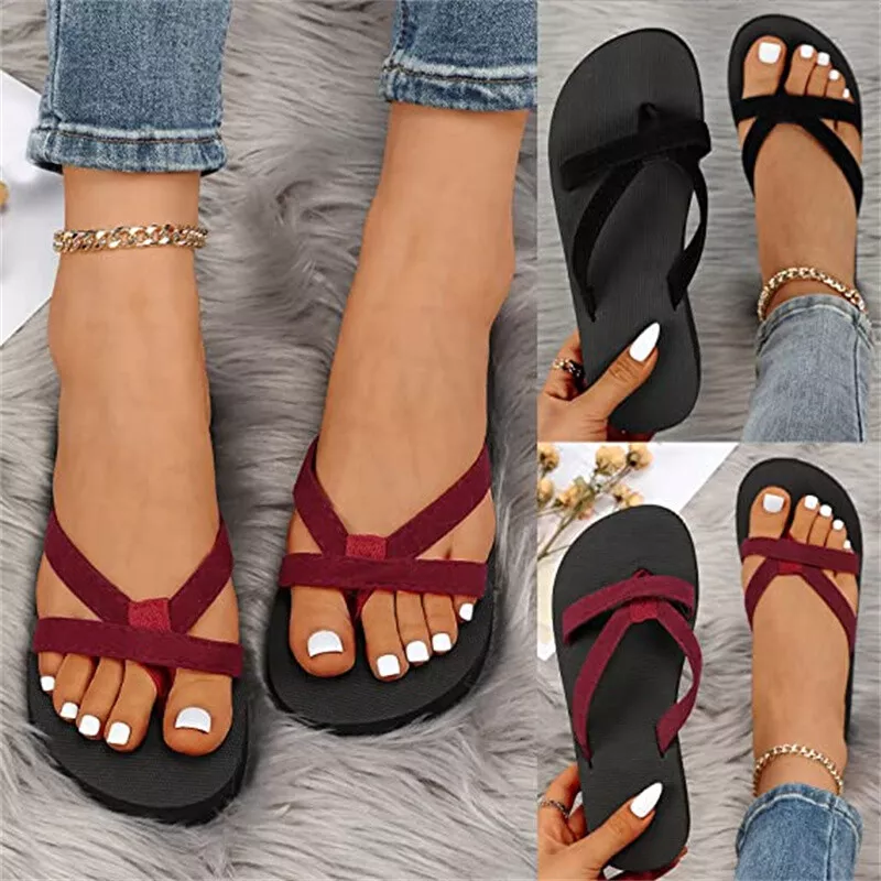Sandals Women Dressy Summer Flat Sandals Beach Flip Flops Sandals Slippers