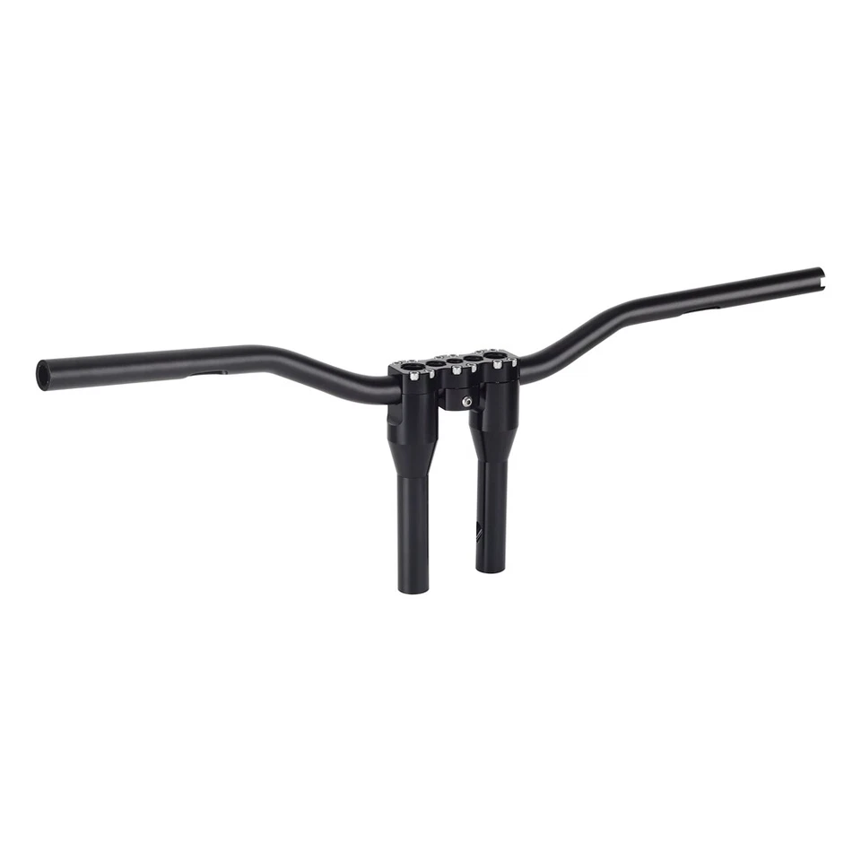 For Harley Dyna Softail Sportster Street Bob Club Style 1" Handlebar & Riser Kit - Image 2 of 4